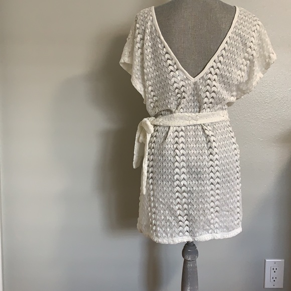 Kona Sol Belted Crochet Swimsuit Cover Up - Picture 6 of 10